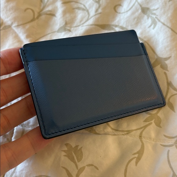 Smythson of Bond St blue Card Case id wallet credit card business - Picture 3 of 7